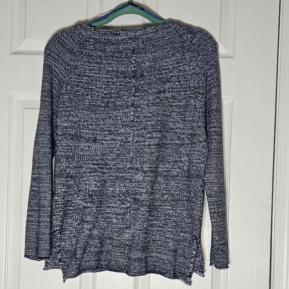 Cotton:On Women’s Navy/White Print Pullover Knit Sweater XS - Picture 4 of 7